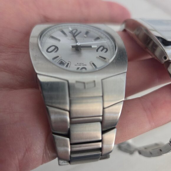 SET OF 2 Vestal Destroyer Vestal Motorhead Analog Watch Womens Silver Wristwatch - Picture 4 of 16